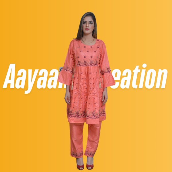 Women 2 Piece Stitched Suit-AC-004 - Image 23
