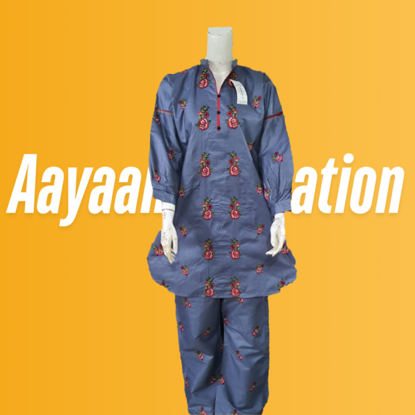 Women 2 Piece Stitched Suit-AC-005 - Image 10