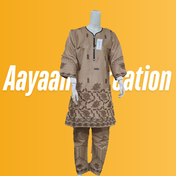 Women 2 Piece Stitched Suit-AC-011 - Image 2