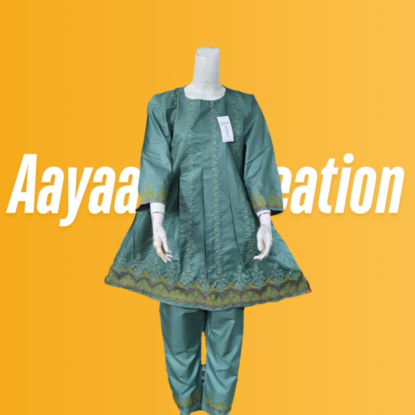 Women 2 Piece Stitched Suit-AC-014 - Image 2