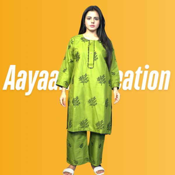 Women 2 Piece Stitched Suit-AC-015 - Image 2