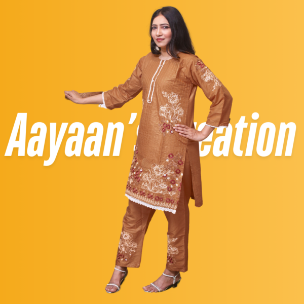 Women 2 Piece Stitched Suit-AC-002 - Image 21