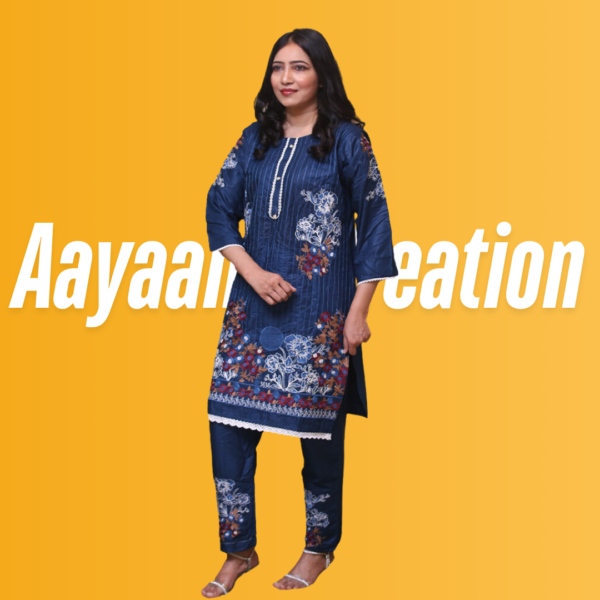 Women 2 Piece Stitched Suit-AC-002 - Image 11