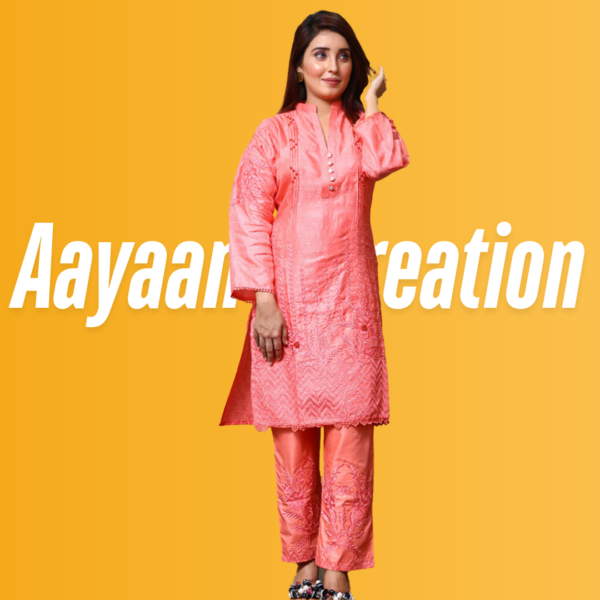 Women 2 Piece Stitched Suit-AC-001 - Image 9
