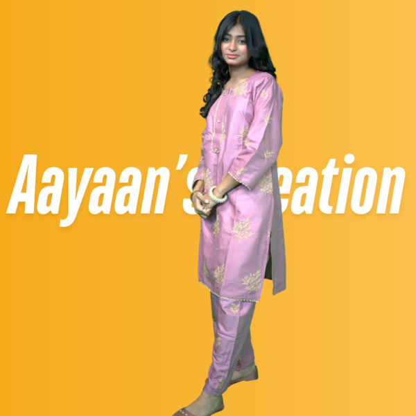 Women 2 Piece Stitched Suit-AC-015 - Image 9