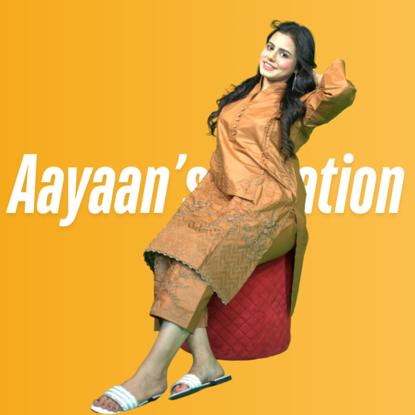 Women 2 Piece Stitched Suit-AC-001 - Image 24