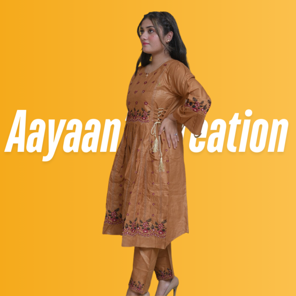 Women 2 Piece Stitched Suit-AC-004 - Image 16