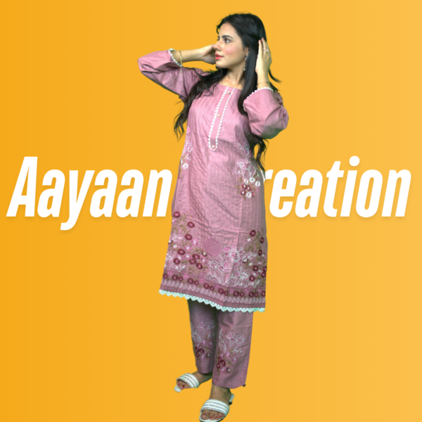 Women 2 Piece Stitched Suit-AC-002