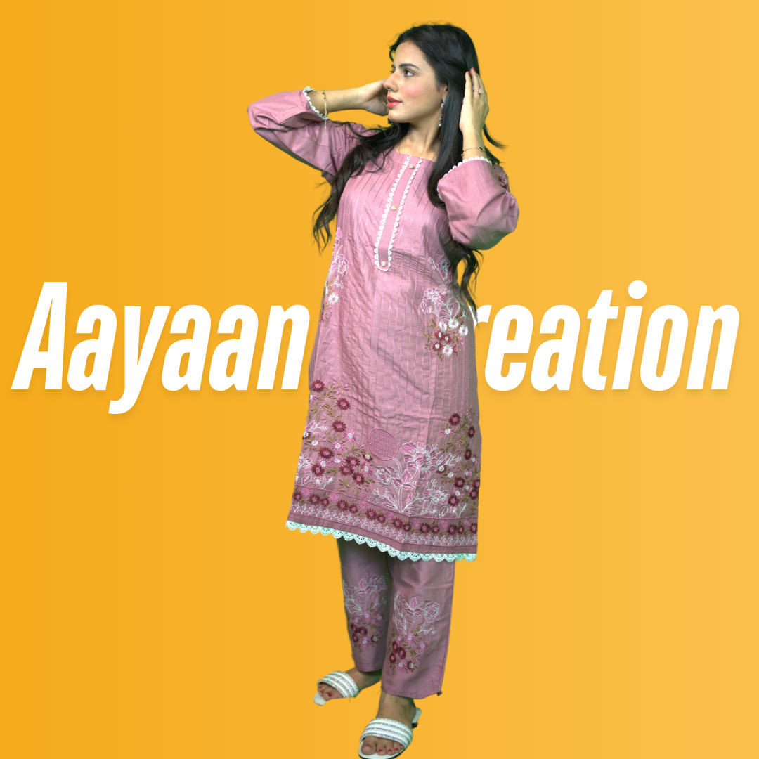 Women 2 Piece Stitched Suit-AC-002