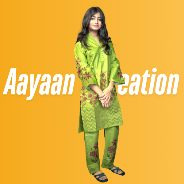 Women 2 Piece Stitched Suit-AC-006 - Image 8