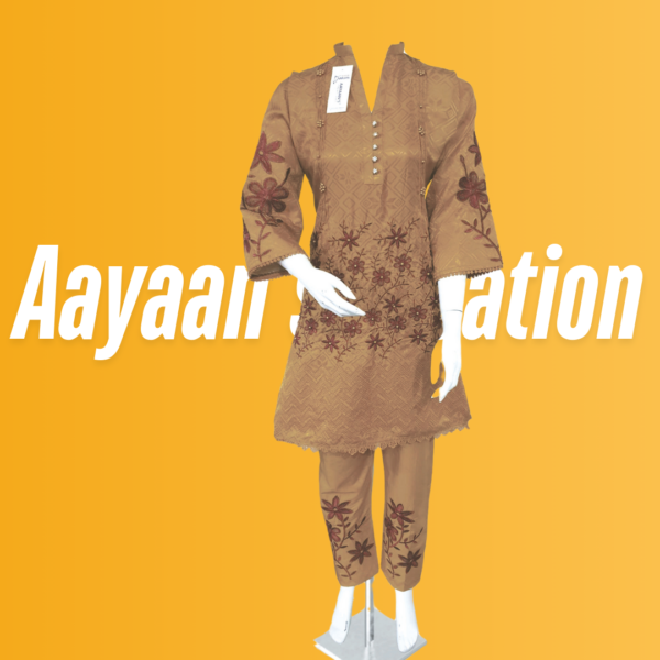 Women 2 Piece Stitched Suit-AC-006 - Image 15