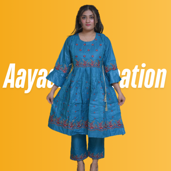 Women 2 Piece Stitched Suit-AC-004 - Image 19