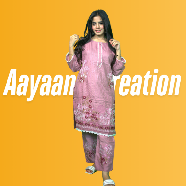 Women 2 Piece Stitched Suit-AC-002 - Image 5