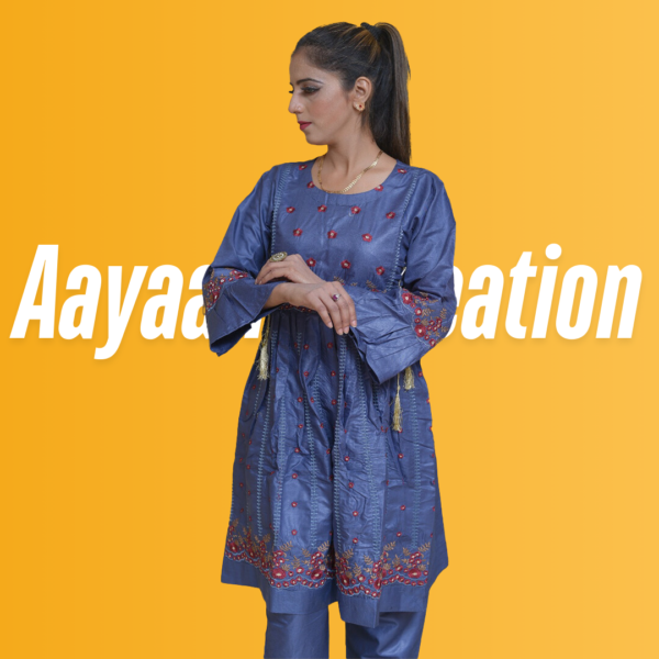Women 2 Piece Stitched Suit-AC-004 - Image 4
