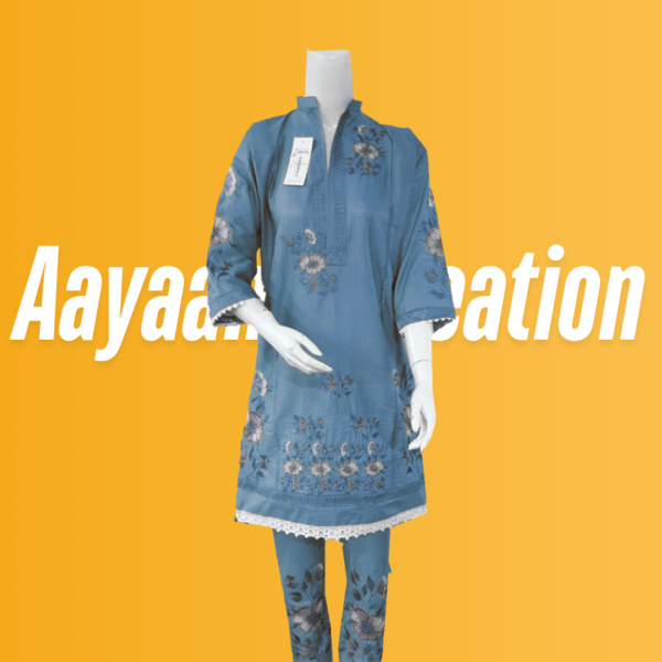 Women 2 Piece Stitched Suit-AC-007 - Image 2