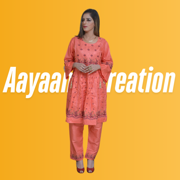 Women 2 Piece Stitched Suit-AC-004 - Image 24