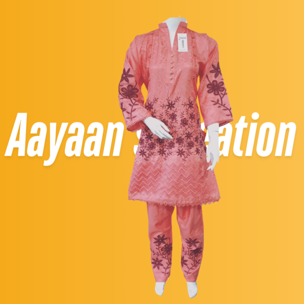 Women 2 Piece Stitched Suit-AC-006 - Image 13