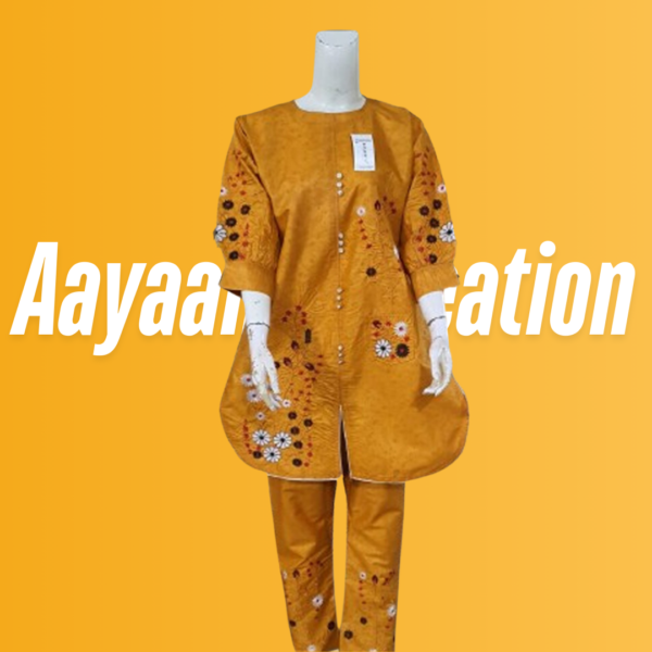 Women 2 Piece Stitched Suit-AC-010 - Image 3