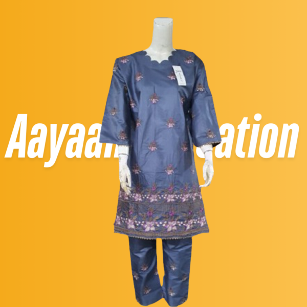 Women 2 Piece Stitched Suit-AC-012 - Image 3
