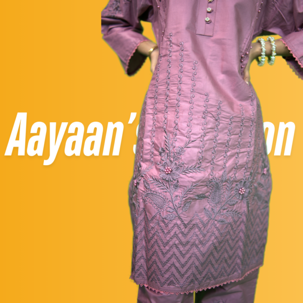 Women 2 Piece Stitched Suit-AC-001 - Image 15
