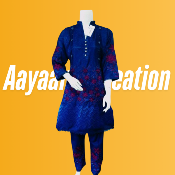 Women 2 Piece Stitched Suit-AC-006 - Image 10