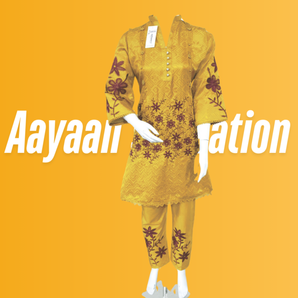 Women 2 Piece Stitched Suit-AC-006 - Image 12