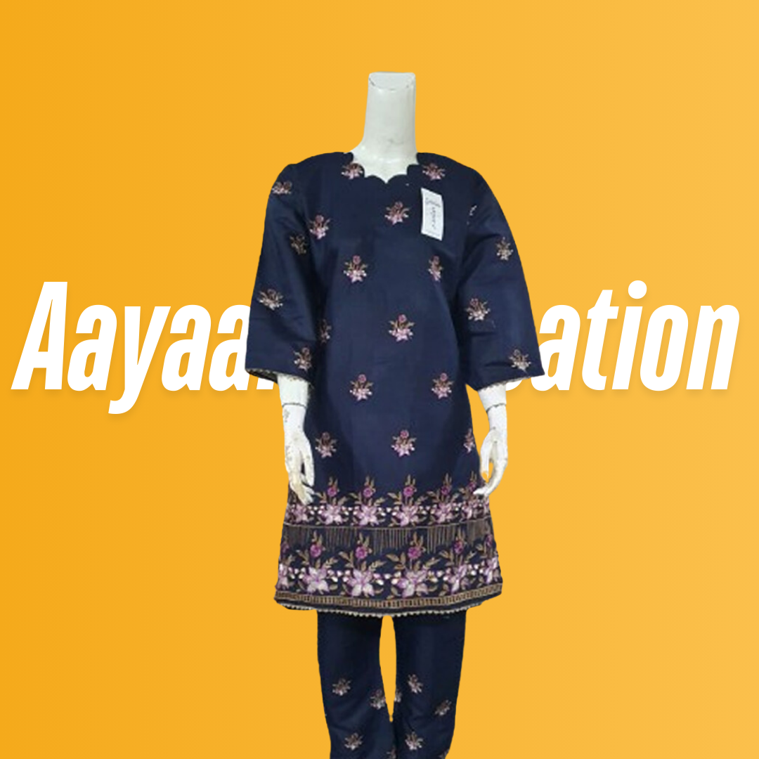 Women 2 Piece Stitched Suit-AC-012