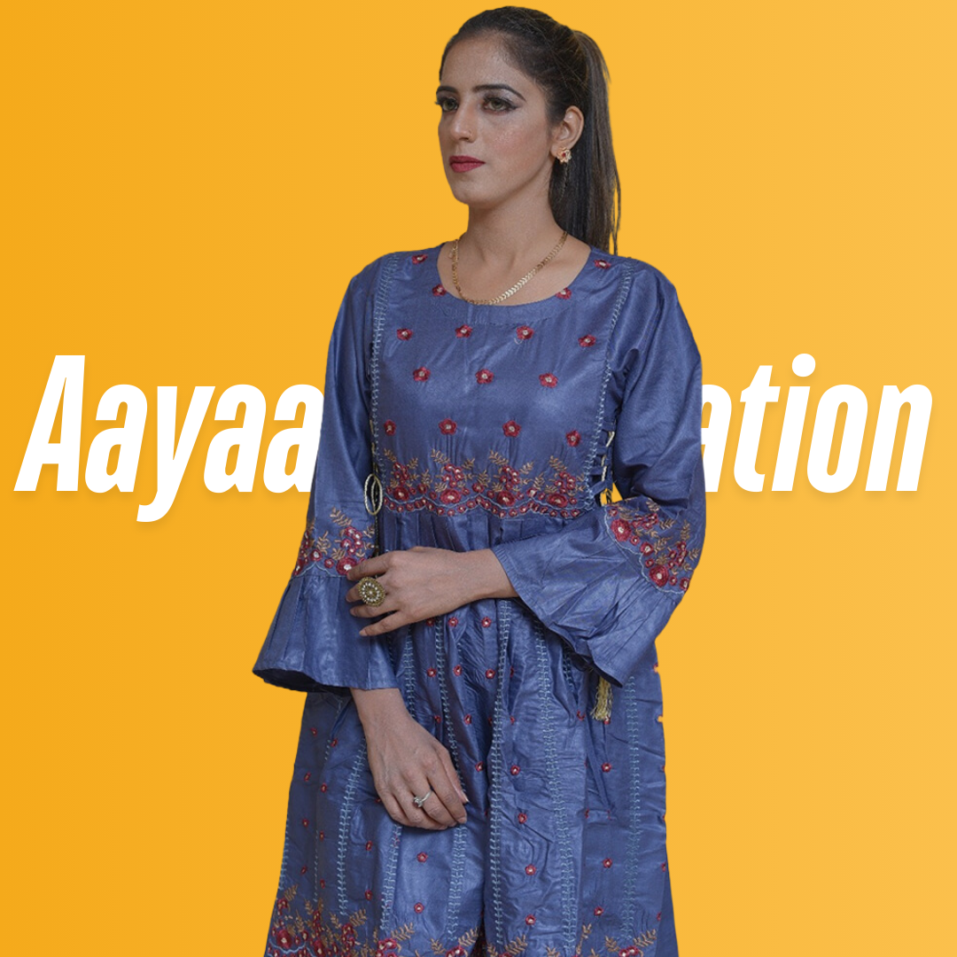 Women 2 Piece Stitched Suit-AC-004