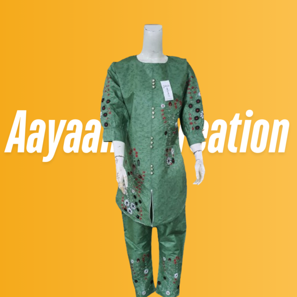 Women 2 Piece Stitched Suit-AC-010 - Image 5