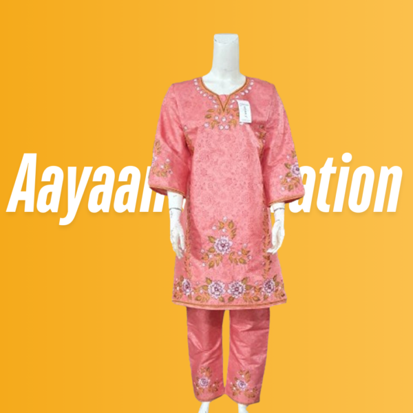 Women 2 Piece Stitched Suit-AC-013 - Image 5