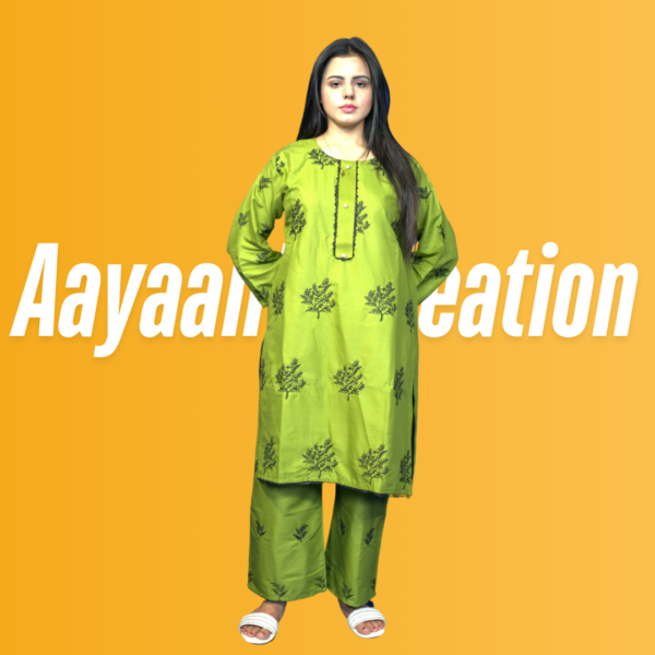 Women 2 Piece Stitched Suit-AC-015 - Image 4
