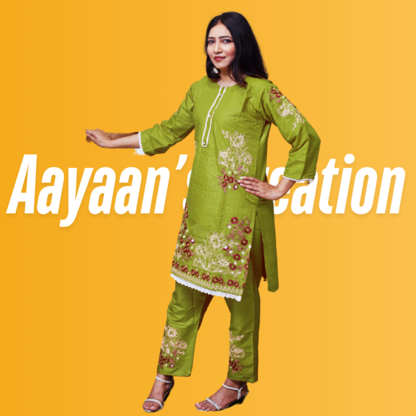 Women 2 Piece Stitched Suit-AC-002 - Image 20