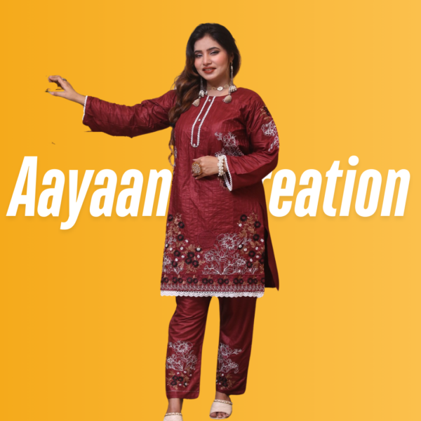 Women 2 Piece Stitched Suit-AC-002 - Image 27