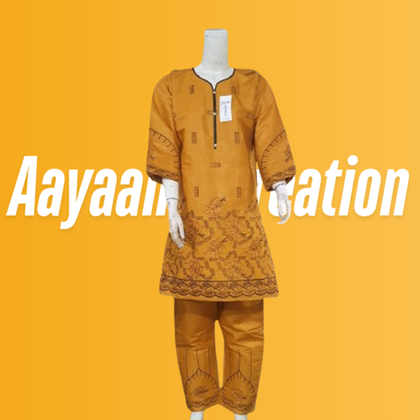Women 2 Piece Stitched Suit-AC-011 - Image 5