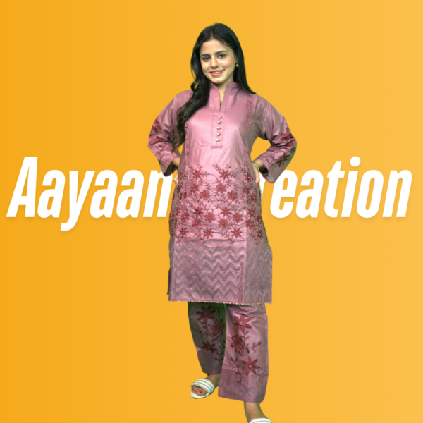 Women 2 Piece Stitched Suit-AC-006 - Image 2