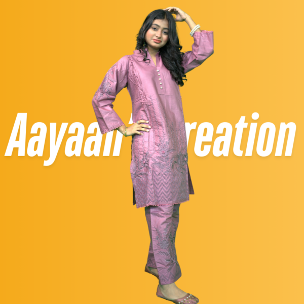 Women 2 Piece Stitched Suit-AC-001 - Image 18