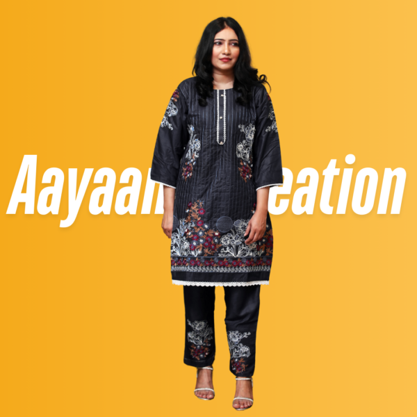 Women 2 Piece Stitched Suit-AC-002 - Image 23