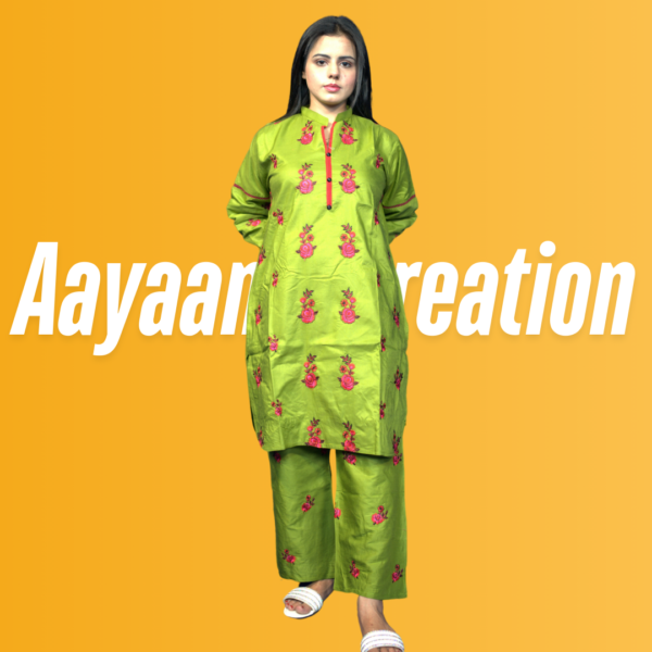 Women 2 Piece Stitched Suit-AC-005 - Image 6