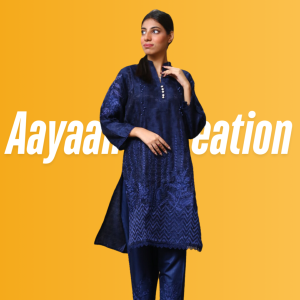 Women 2 Piece Stitched Suit-AC-001 - Image 13