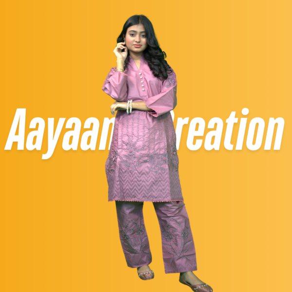 Women 2 Piece Stitched Suit-AC-001 - Image 19