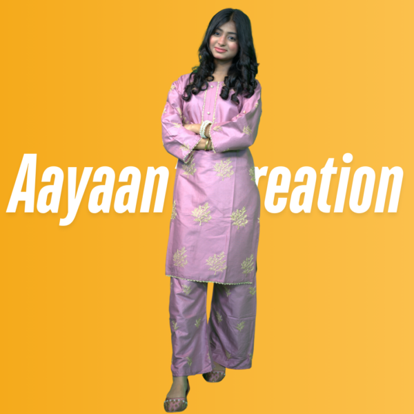 Women 2 Piece Stitched Suit-AC-015 - Image 6