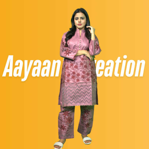 Women 2 Piece Stitched Suit-AC-006 - Image 4