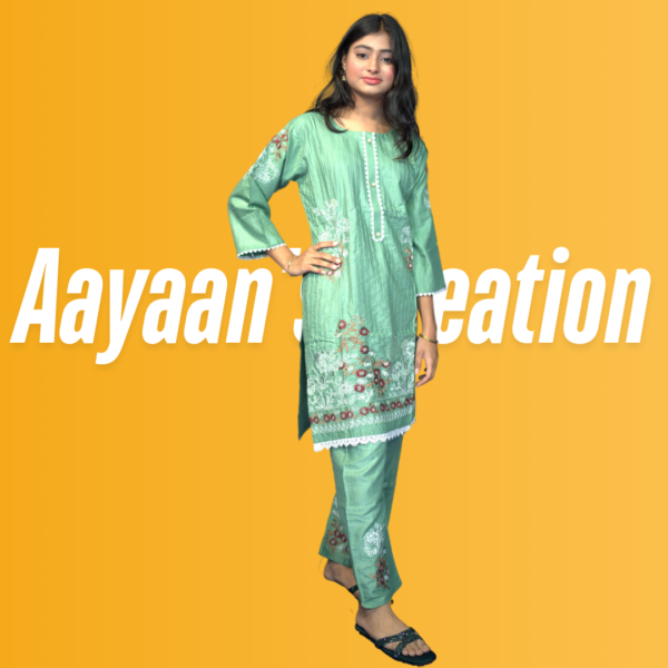 Women 2 Piece Stitched Suit-AC-002 - Image 7
