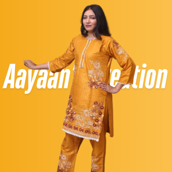 Women 2 Piece Stitched Suit-AC-002 - Image 18