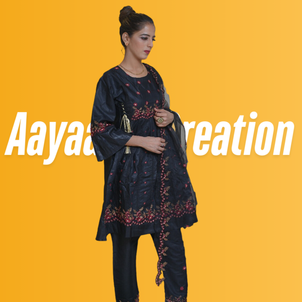 Women 2 Piece Stitched Suit-AC-004 - Image 13