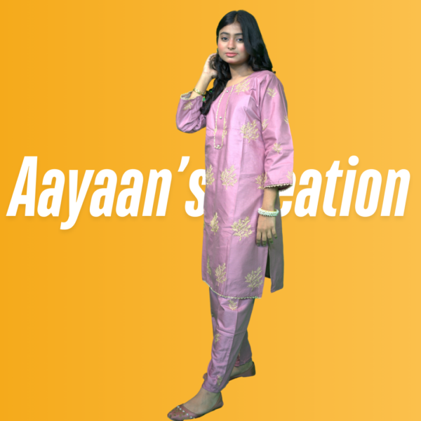 Women 2 Piece Stitched Suit-AC-015 - Image 8